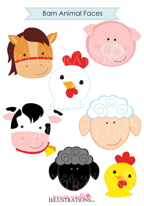 Barn Animal Faces