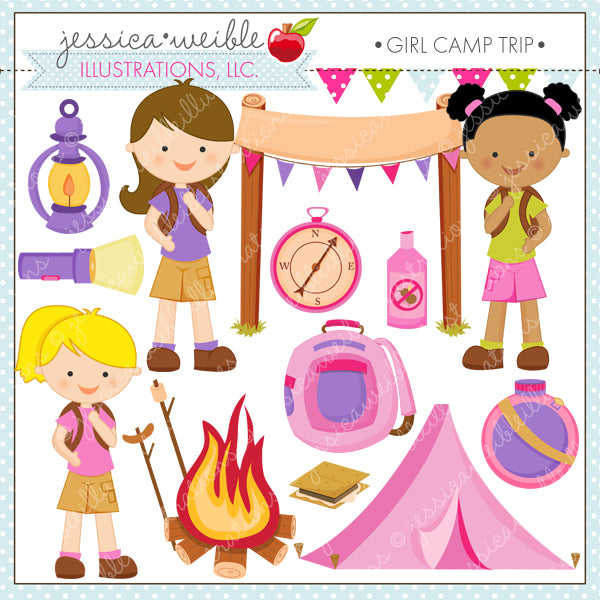 Girls Camp Trip — Jessica Weible Illustrations