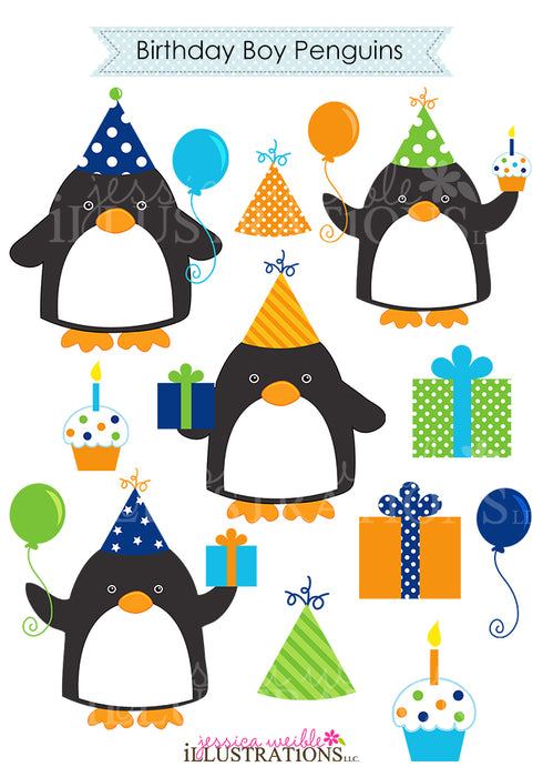 Birthday Boy Penguins V2