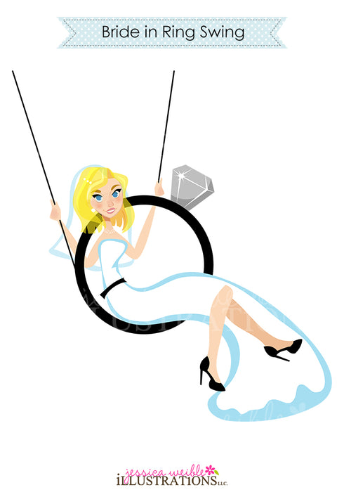 Bride in Ring Swing
