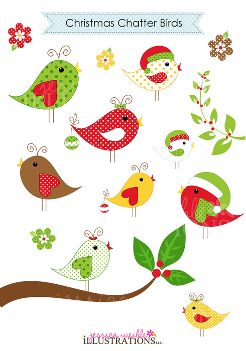 Christmas Chatter Birds