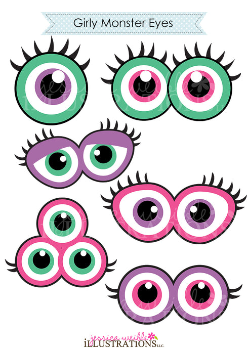 Girly Monster Eyes
