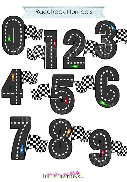 Race Track Numbers