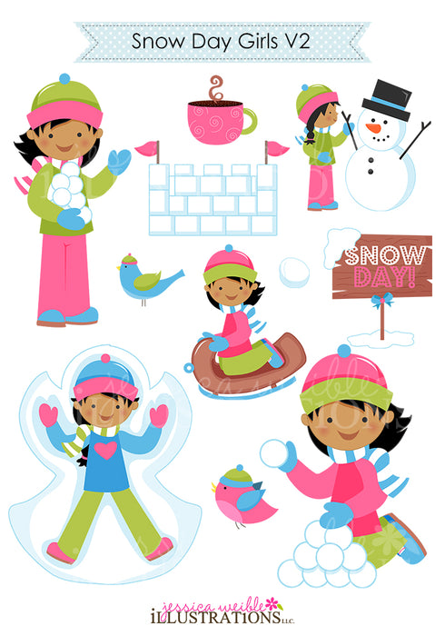 Snow Day Girls V2