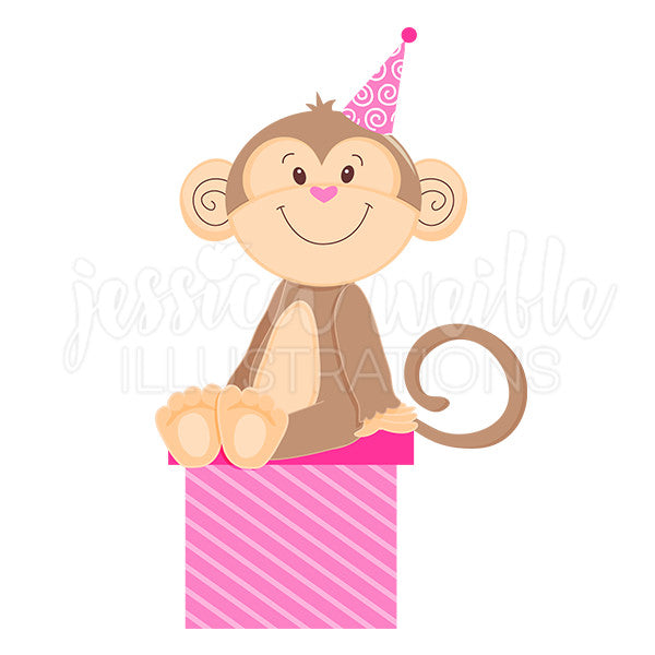 Pink Monkey on Gift