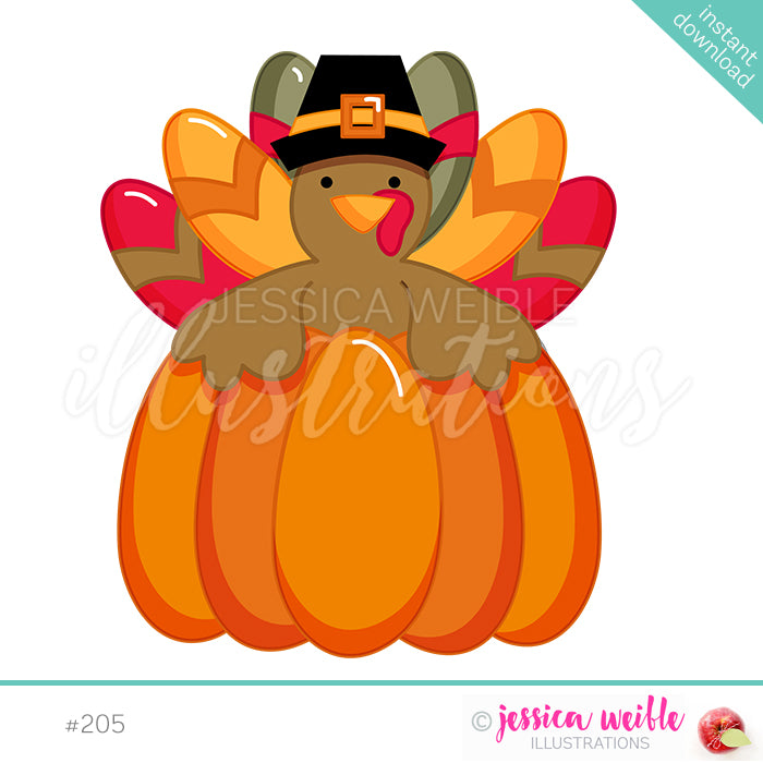Turkey in Pumpkin